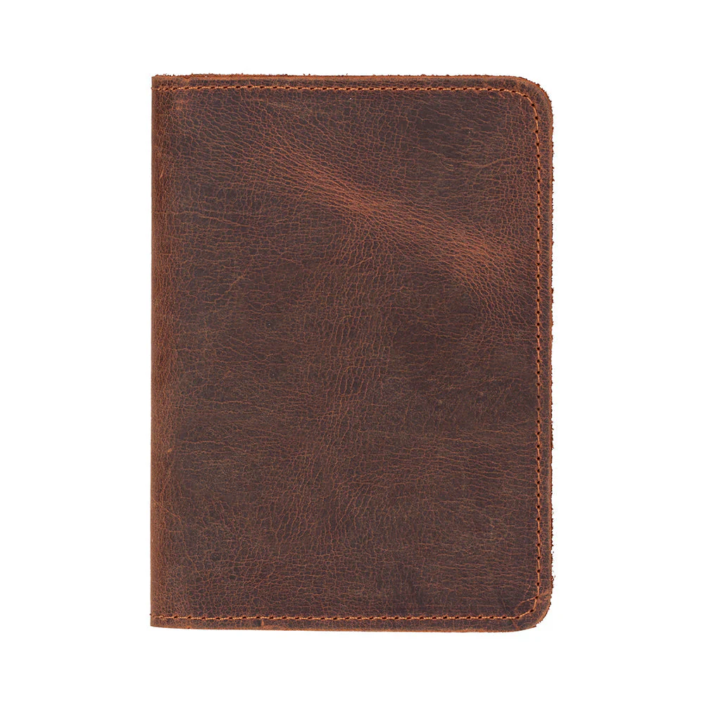 Yuma Genuine Leather Passport Wallet - Handmade Travel Document Holder - Image 5