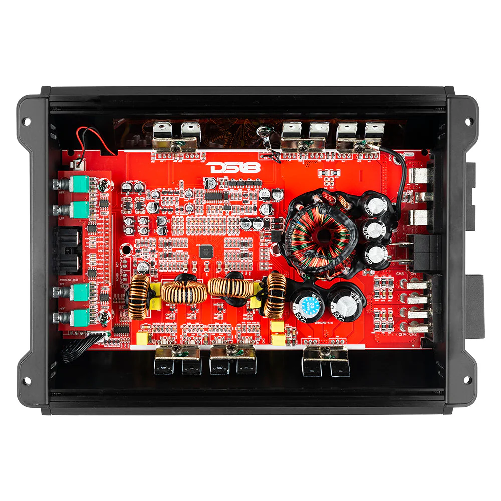 ZR 4-Channel Class D Amplifier 4 x 150 Watts Rms @ 4-ohm - Image 2