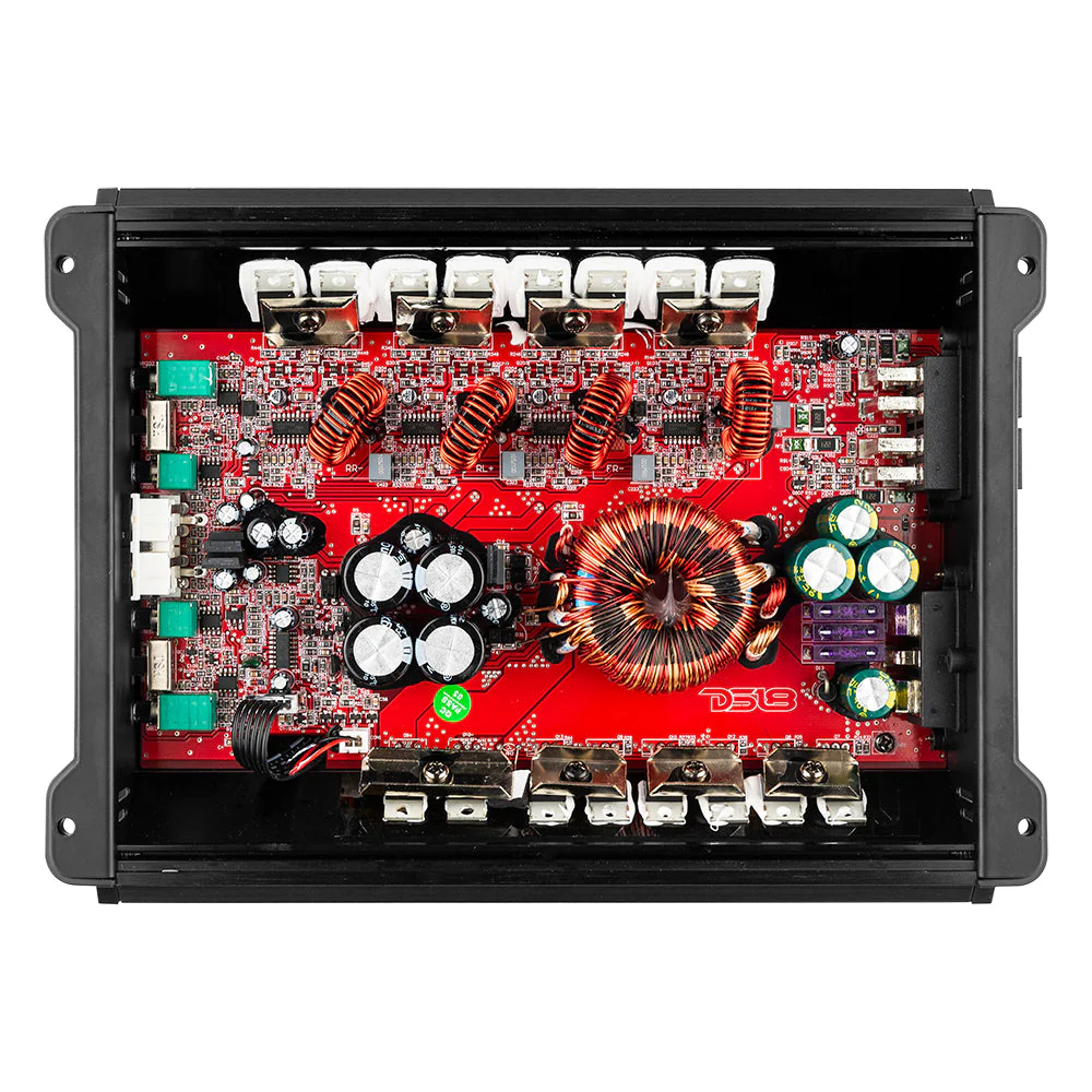 ZR 4-Channel Class D Amplifier 4 x 200 Watts Rms @ 4-ohm - Image 2