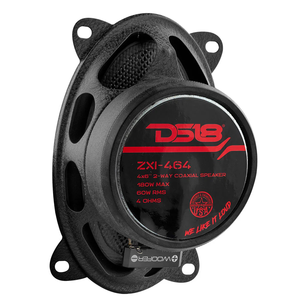 ZXI 4x6" 2-Way Coaxial Speakers with Kevlar Cone 60 Watts Rms 4-Ohm - Image 6