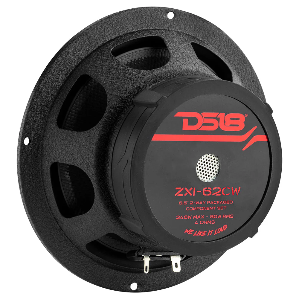 ZXI 6.5" 2- Way Component Speaker System with Kevlar Cone 120 Watts Rms 4-Ohm - Image 3
