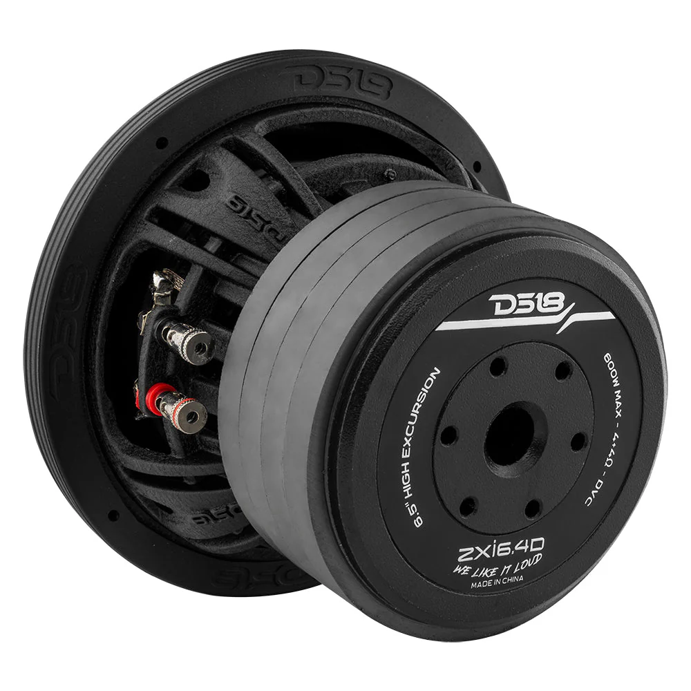 ZXI 6.5" High Excursion Subwoofer Quad Stacked Magnets 300 Watts Rms DVC 4-Ohm - Image 4