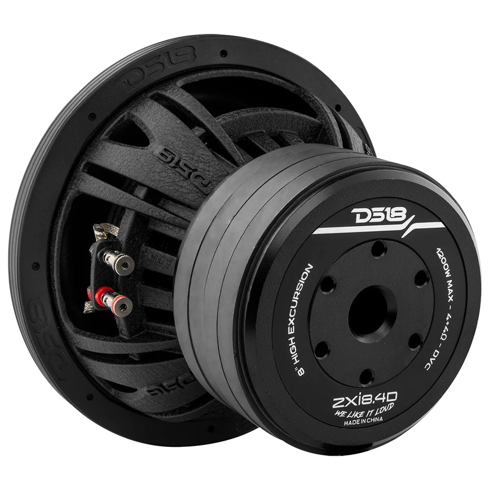 ZXI 8" High Excursion Subwoofer Quad Stacked Magnets | 600W RMS DVC 4-Ohm - Image 4